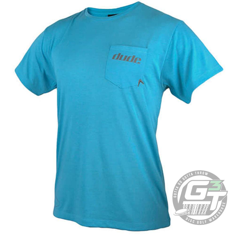 DUDE Boomer Evolve-Dri Short Sleeve Performance Disc Golf T-Shirt - Gotta Go Gotta Throw