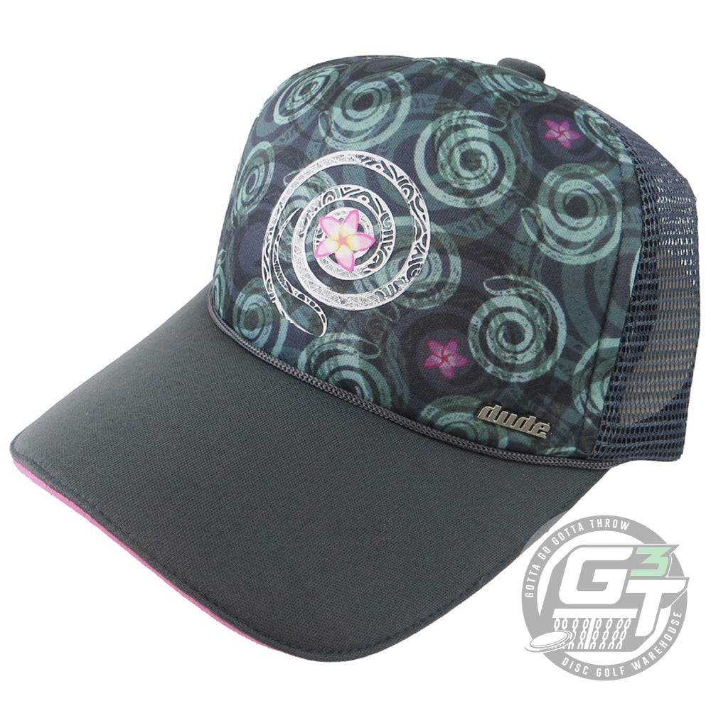 DUDE Jessica Weese Trucker Cap Adjustable Mesh Disc Golf Hat - Gotta Go Gotta Throw