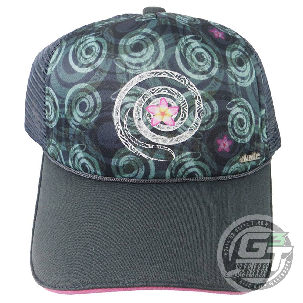 DUDE Jessica Weese Trucker Cap Adjustable Mesh Disc Golf Hat - Gotta Go Gotta Throw