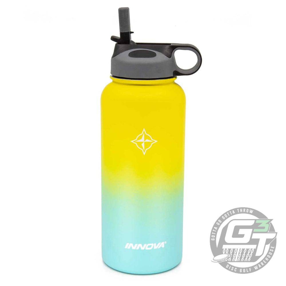 Innova Accessory Yellow / Teal Innova Logo 2-Tone INNsulated 32 oz. Stainless Steel Canteen