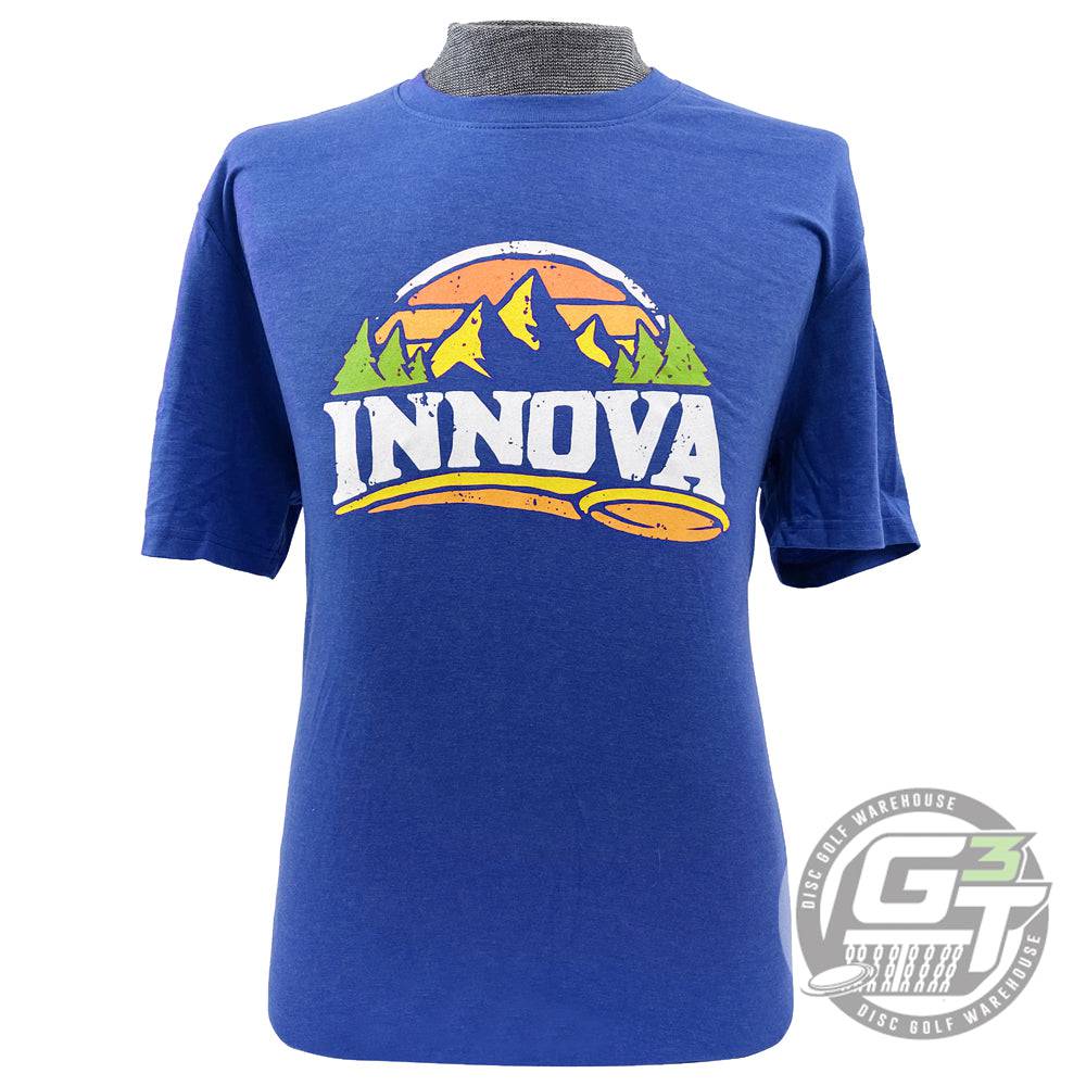 Innova Apparel M / Royal Blue Innova Mountain Flex Short Sleeve Disc Golf T-Shirt