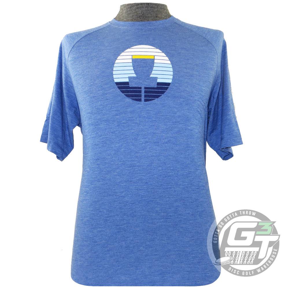 Innova Apparel S / Blue Innova Target Tri-Blend Short Sleeve Performance Disc Golf Jersey