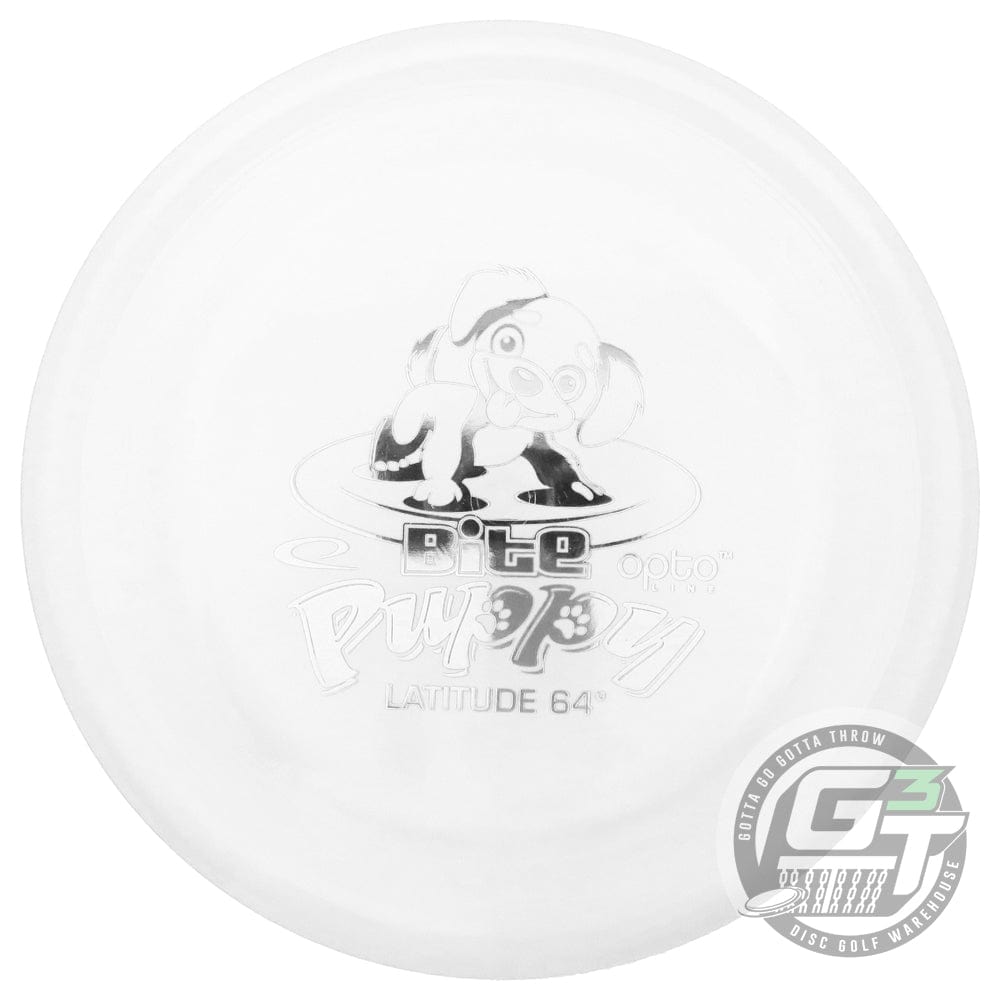 Latitude 64 Golf Discs Ultimate White Latitude 64 Opto Bite Puppy Dog & Catch Disc