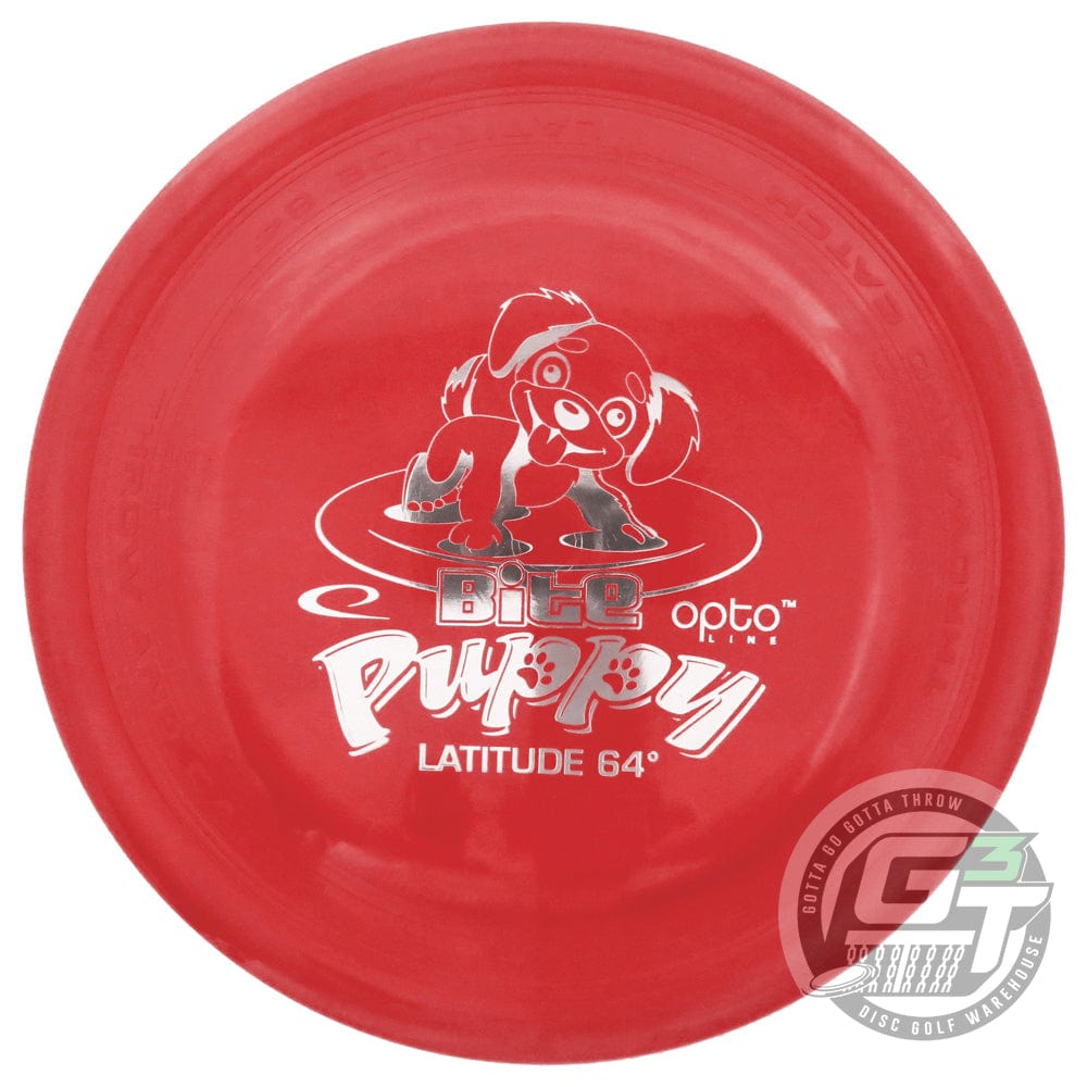 Latitude 64 Golf Discs Ultimate Red Latitude 64 Opto Bite Puppy Dog & Catch Disc