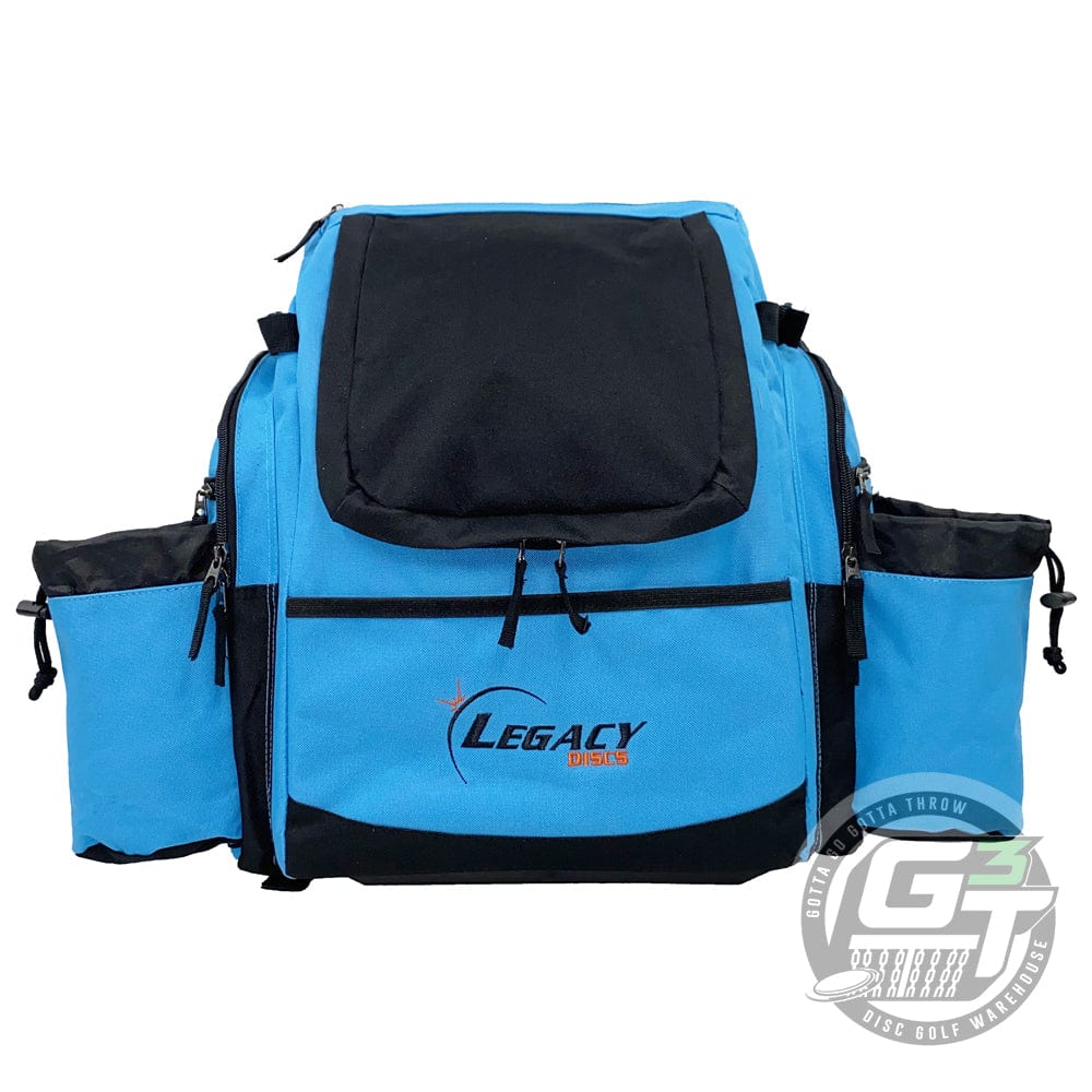 Legacy Discs Bag Blue Legacy Discs Arsenal Backpack Disc Golf Bag