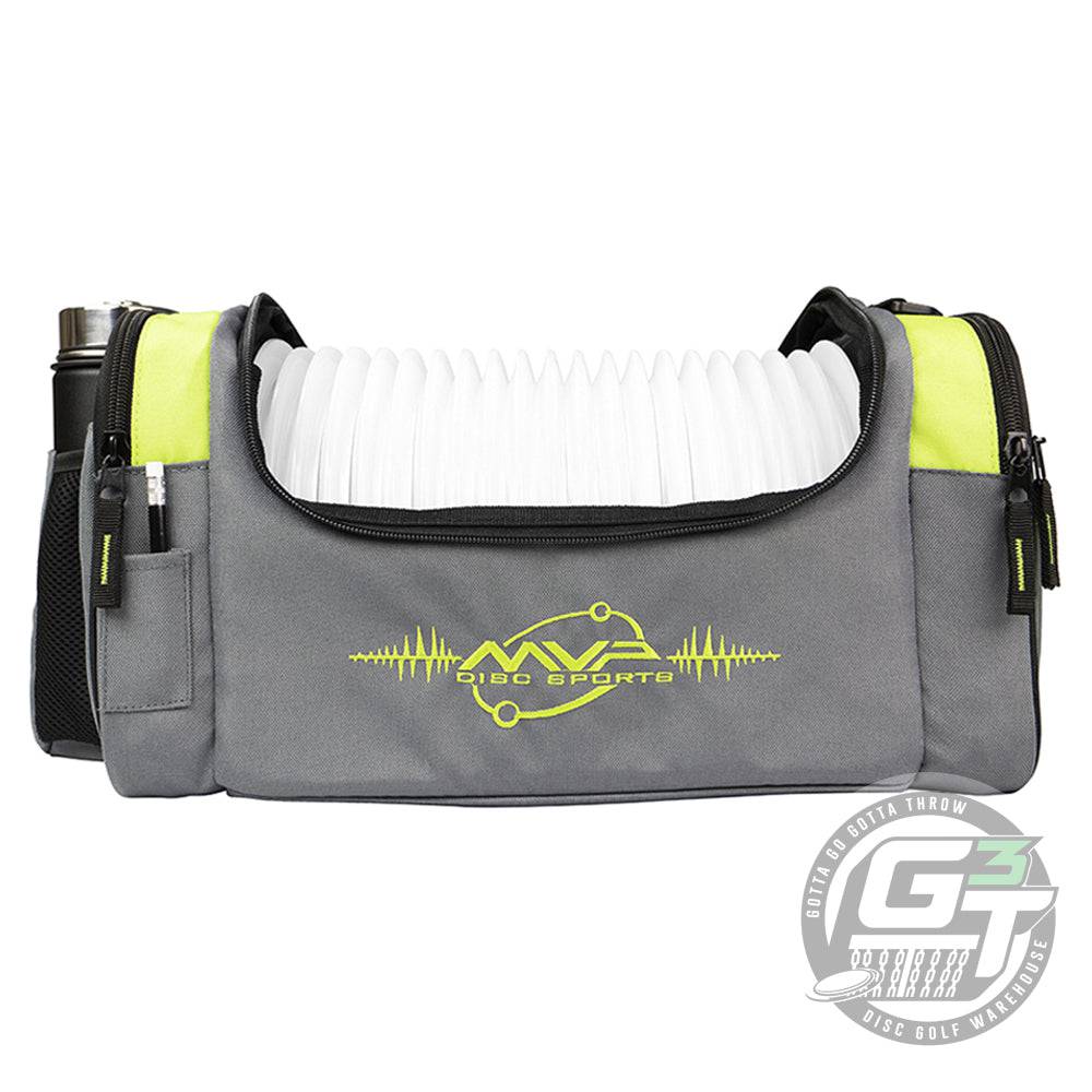 MVP Disc Sports Bag Lime Green MVP Nucleus V2 Tournament Disc Golf Bag