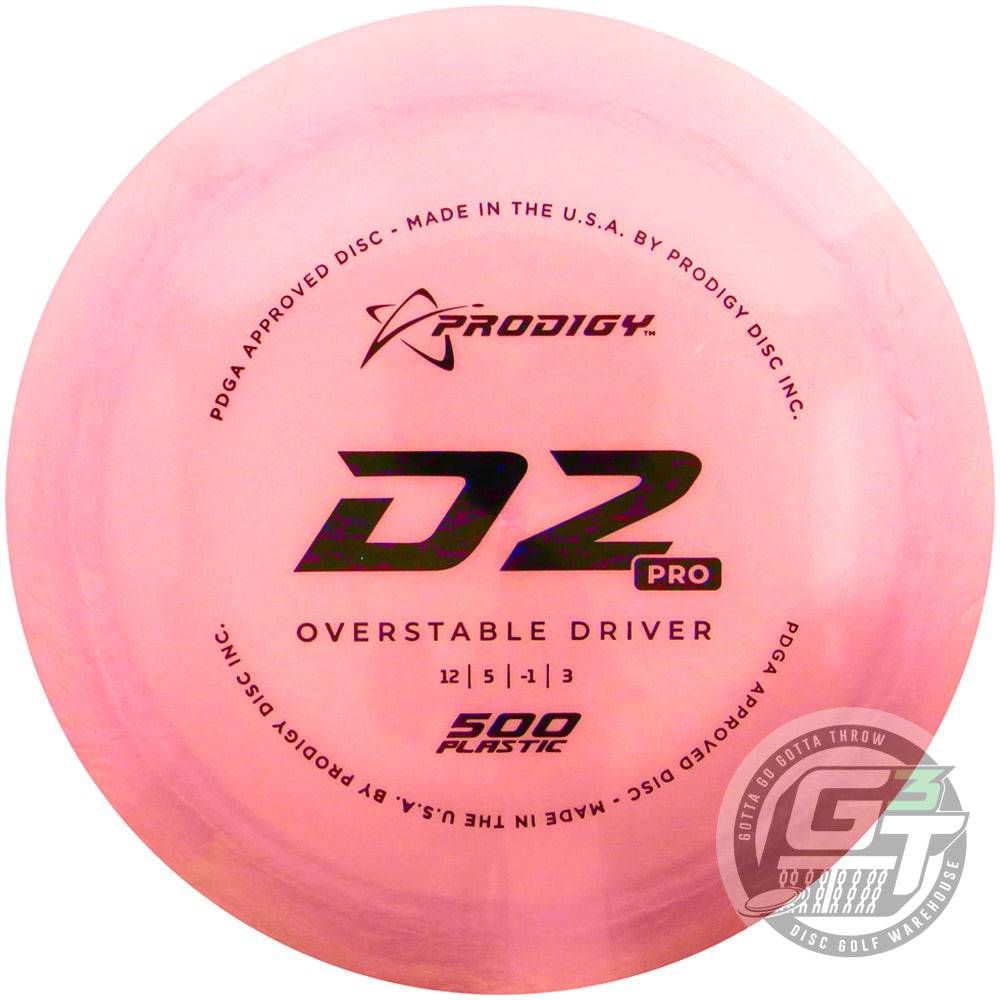 Prodigy Disc Golf Disc Prodigy 500 Series D2 Pro Distance Driver Golf Disc