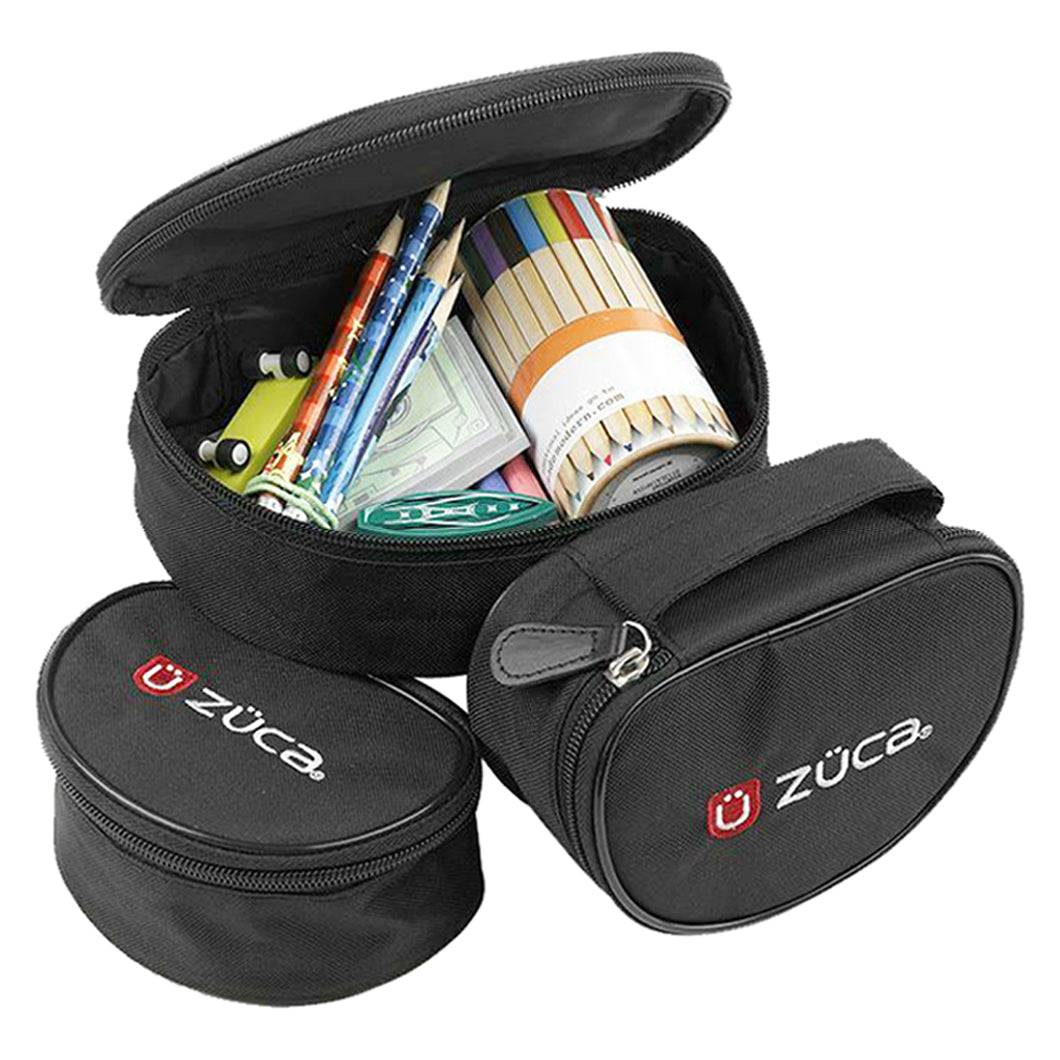 ZUCA Cart Black ZUCA Trio Nesting Accessory Pouch Set